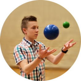 Visuelle Wahrnehmung beim Parallelball